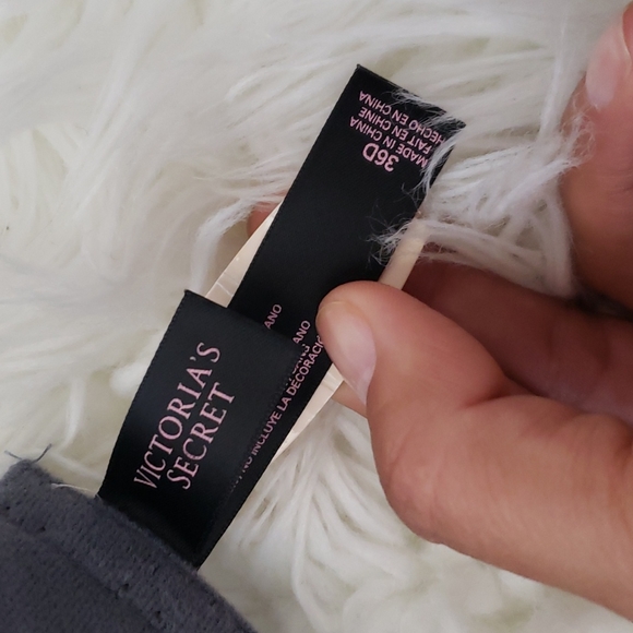 Victoria Secret Very Sexy Lace Corset Bra Top Gray Size 36D - Picture 6 of 6